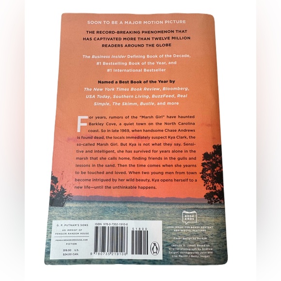 Where the Crawdads Sing by Delia Owens Book - Picture 2 of 4